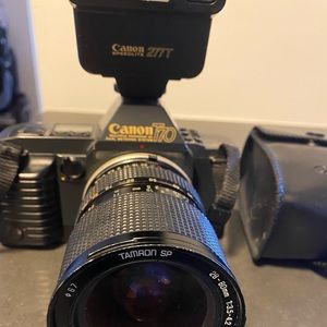 Canon T70 w/Canon 100-200mm fixed 5.6